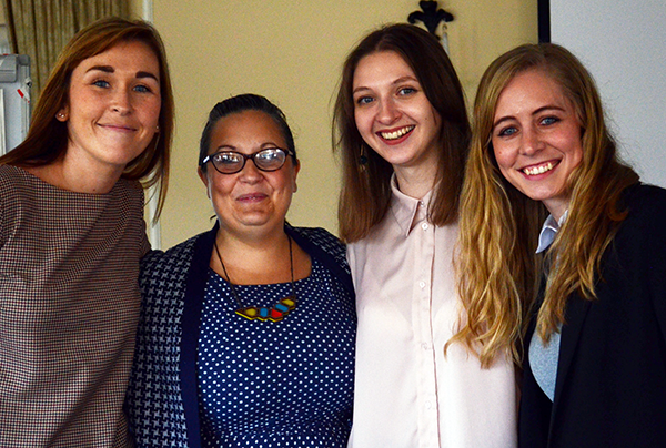 2018 NAFS Alumni group: Suzanne McLellan, Ruth Harvey, Dasha Bushinskaya, Melanie Sarling