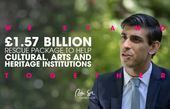 We Stand Together | £1.57 Billion for Cultural, Arts and Heritage Instituions | Rishi Sunak